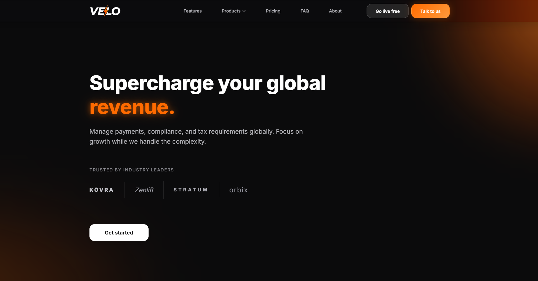 Velo project preview